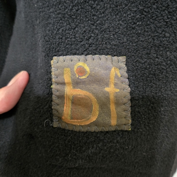 Blue Fish Black Button-Up Coat Size XL - Picture 7 of 14